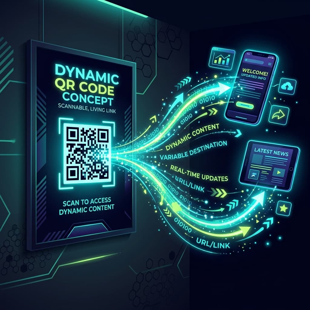 Dynamic QR Code Concept